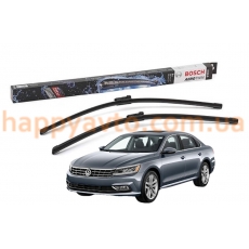 Комплект дворников на Volkswagen Passat B8 2014-2026 — Bosch AeroTwin